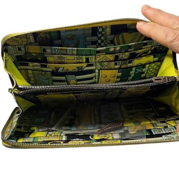 HERMES Silk-In Long Zip Around Long Wallet Epsom yellow - Picture 2 of 16